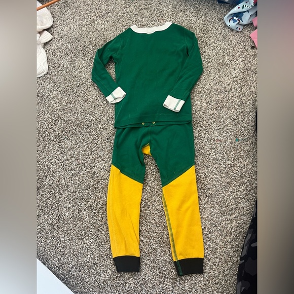 Hanna Anderson Kids Buddy The Elf Costume Long John Pajamas Set -No Hat - Picture 7 of 9